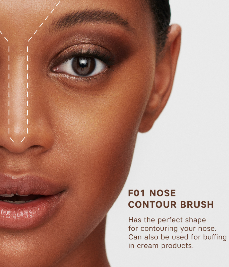 NOSE CONTOUR BRUSH 01 Makeup Brushes BRUSHES & TOOLS CAIA