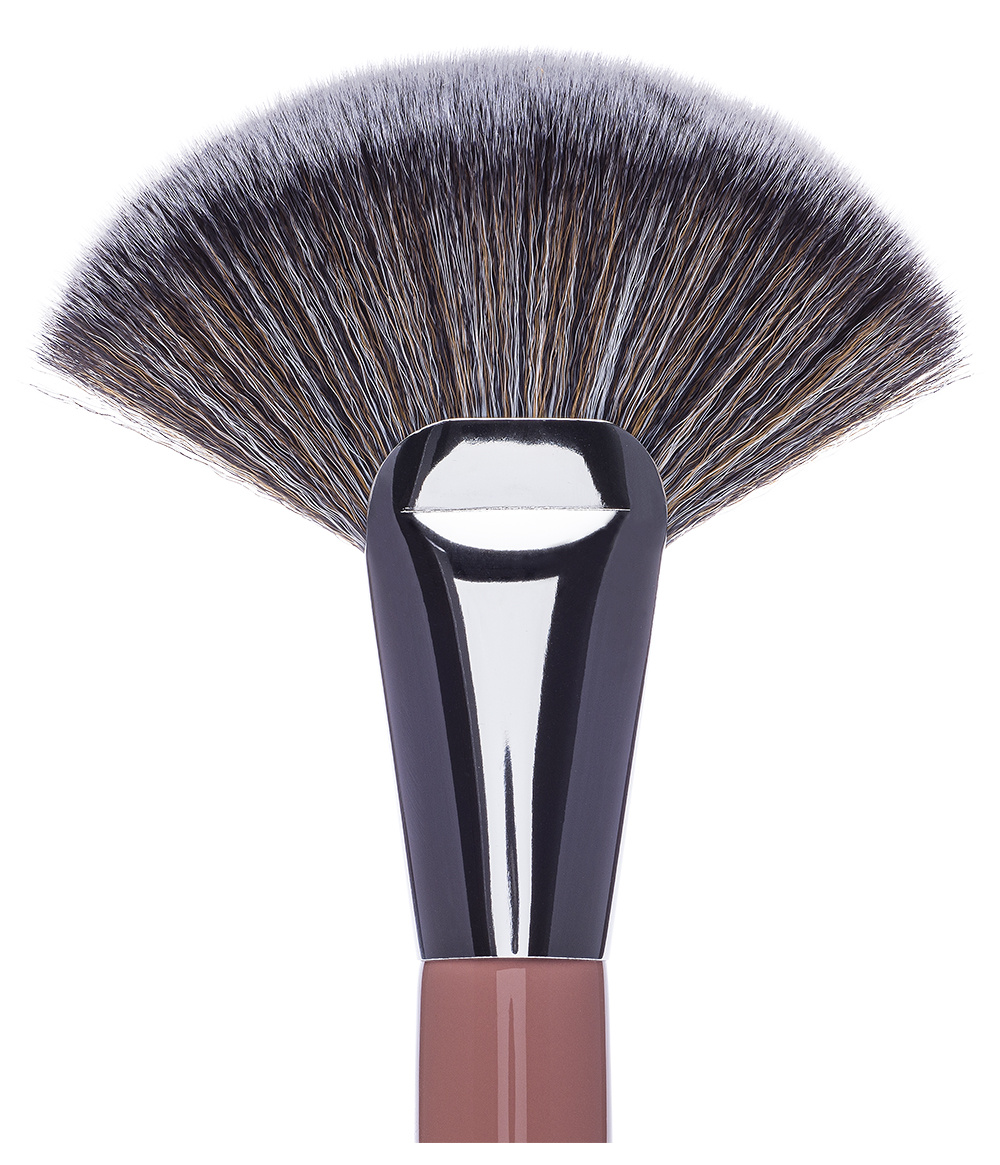 Fan on sale makeup brush