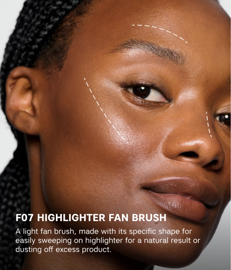 Highlighter Fan Brush 07 Makeup Brushes