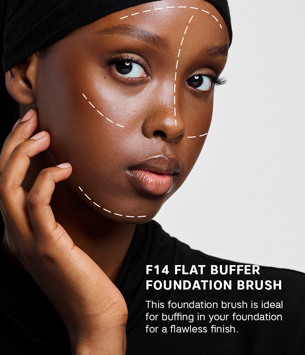 FLAT BUFFER FOUNDATION BRUSH F14 FLAT BUFFER FOUNDATION BRUSH F14