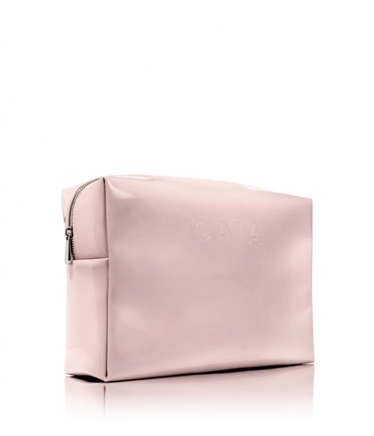 CAIA Pink Toilet Bag Toiletry Bags