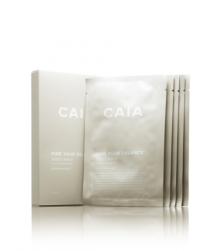 FIND YOUR BALANCE SHEET MASK in the group SKINCARE / SHOP BY PRODUCT / Face Masks at CAIA Cosmetics (CAI829)