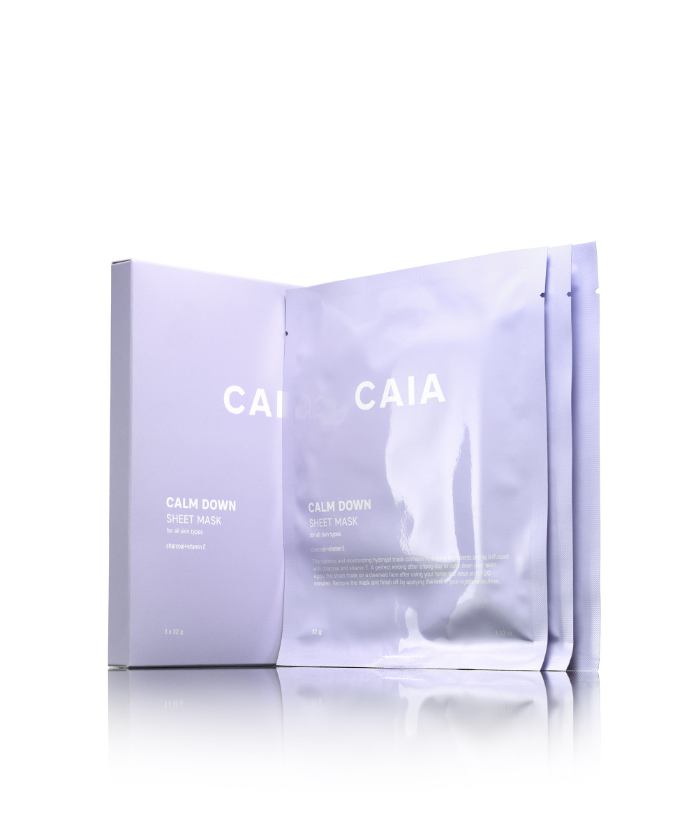 CALM DOWN SHEET MASK in the group SKINCARE / SHOP BY PRODUCT / Face Masks at CAIA Cosmetics (CAI854)