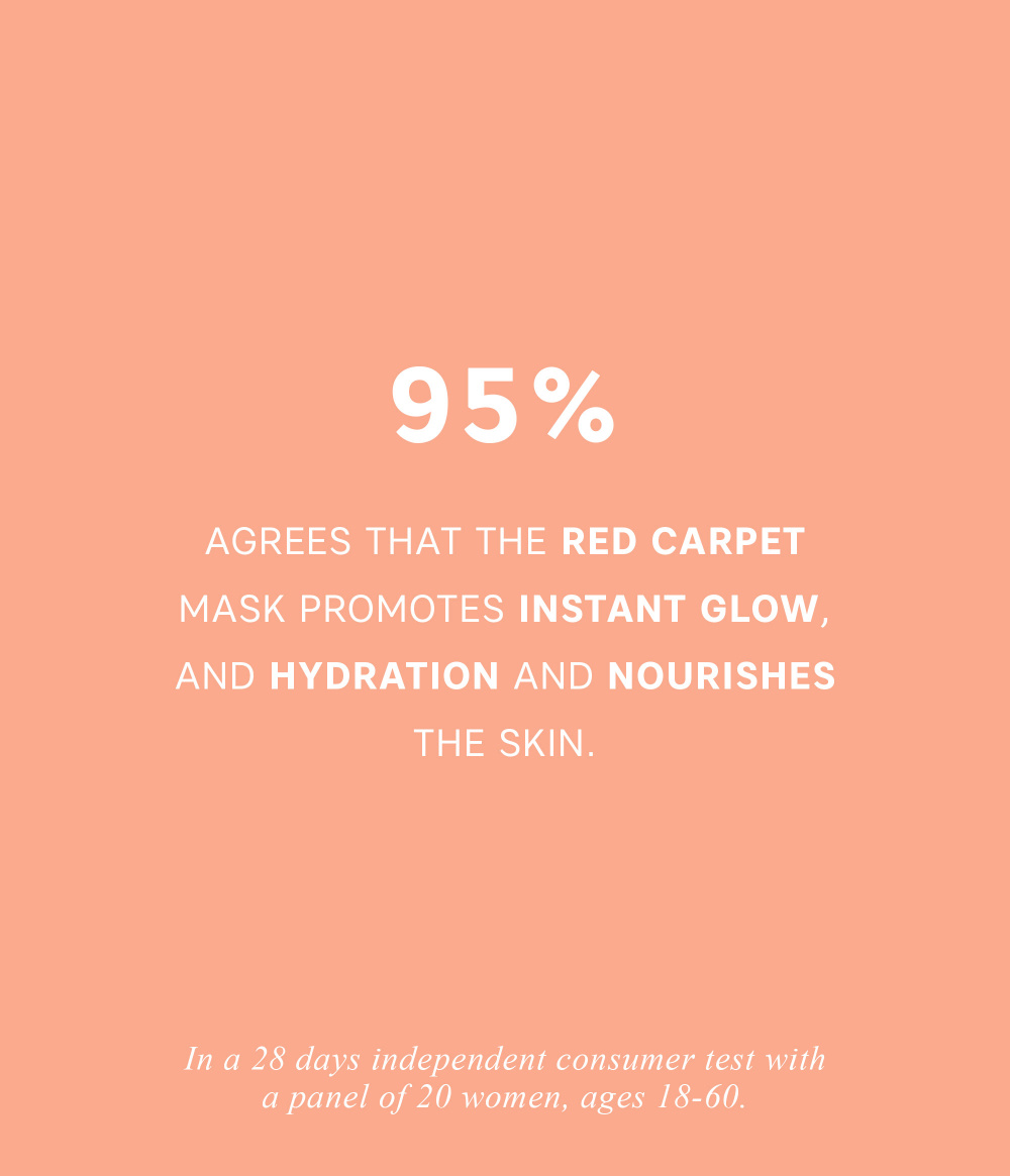 RED CARPET FACE MASK