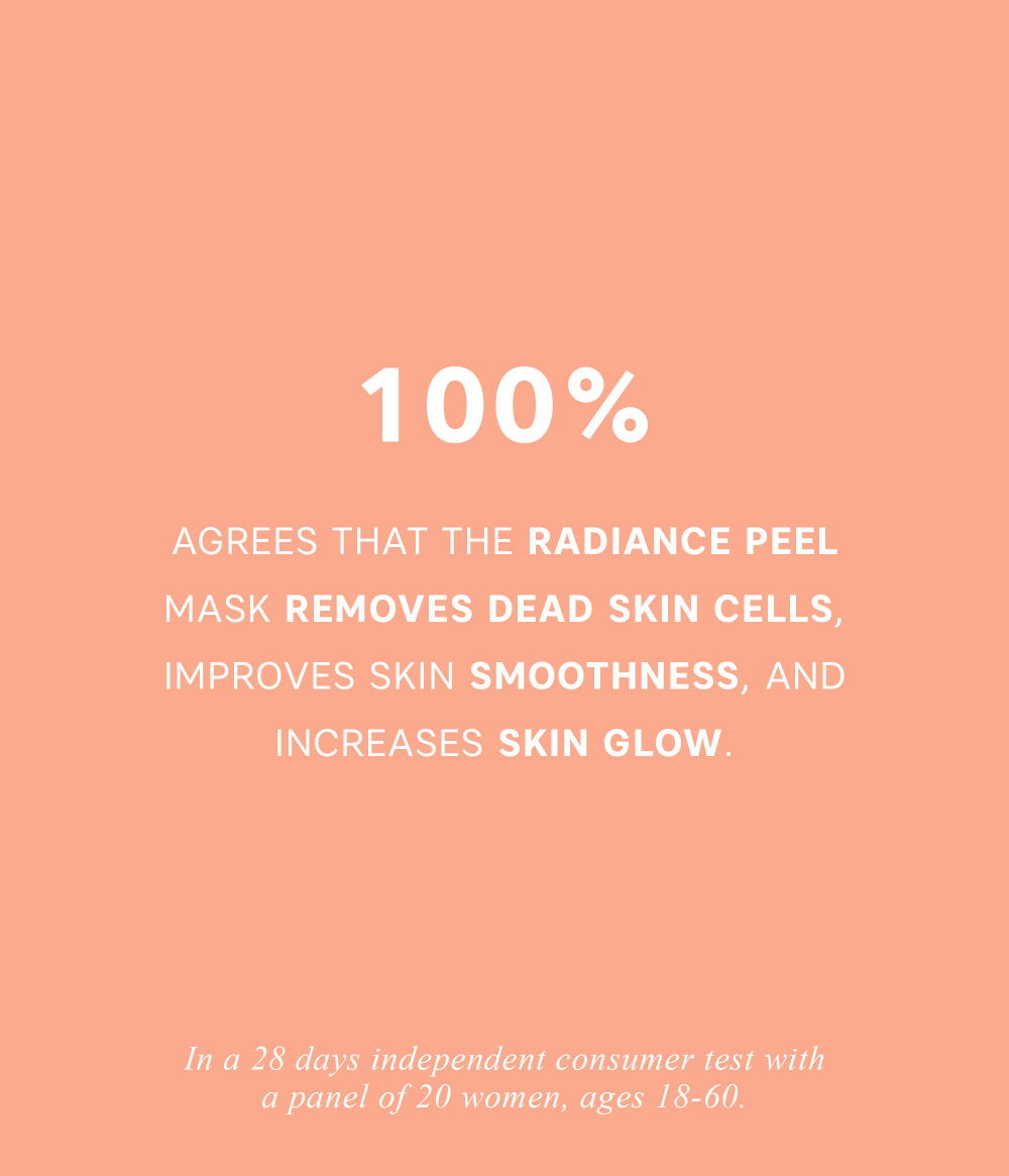 RADIANCE PEEL FACE MASK RADIANCE PEEL FACE MASK